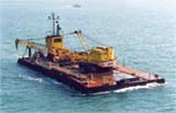 BT 1 Crane Barge - Barge Hire