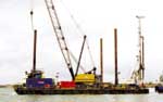 THOR Spud Leg Flat Top Barge - Marine Piling